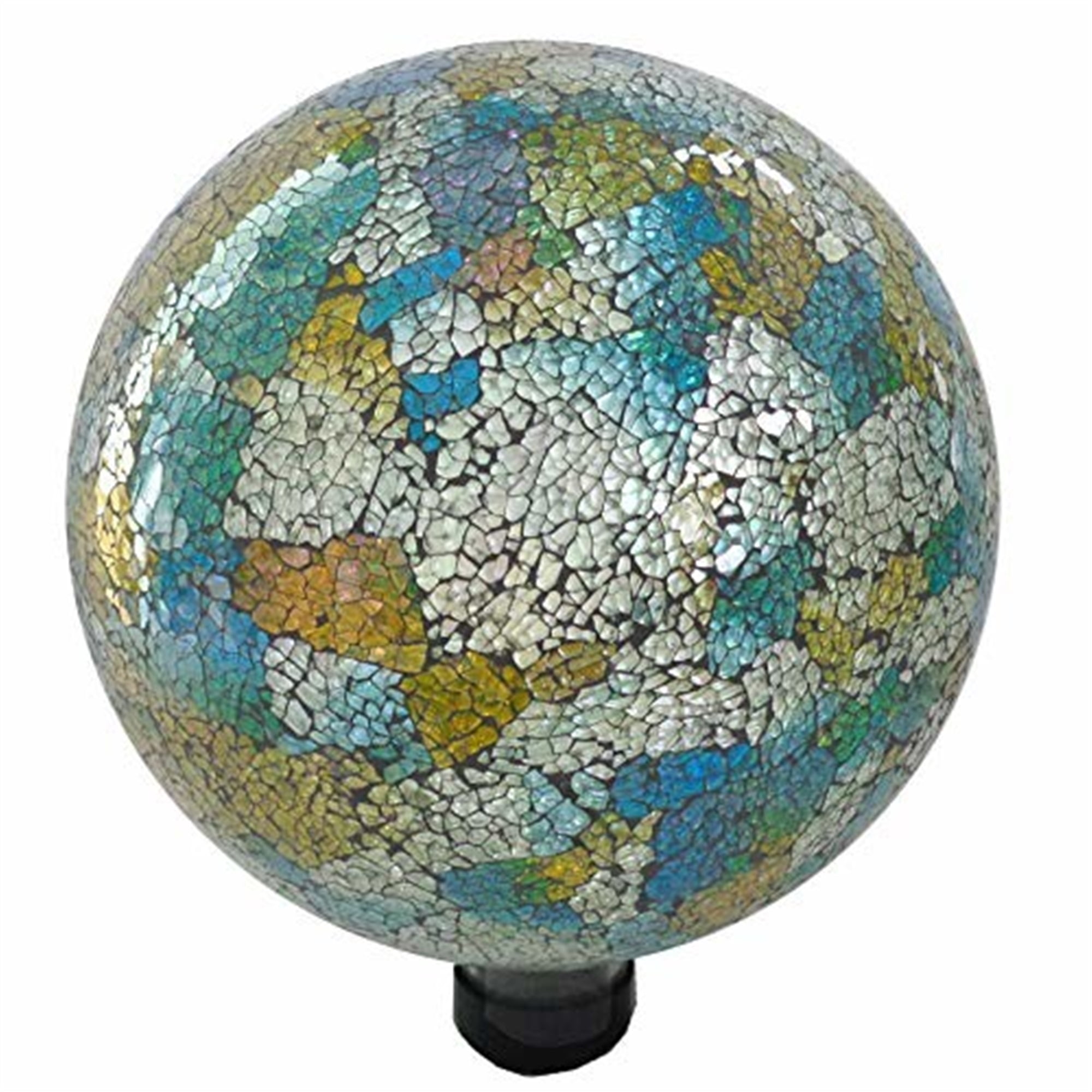 Picture of Gardener Select GSA16BFG06 10 in. Mosaic Blue & Yellow Globe