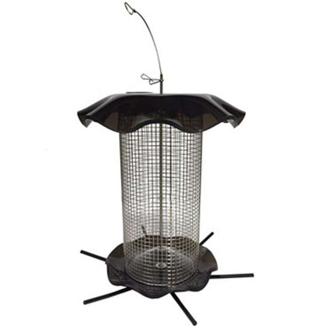 Picture of FOF FOFFF202 11 in. Seed Acrylic Feeder&#44; 3 qt. - Smokey