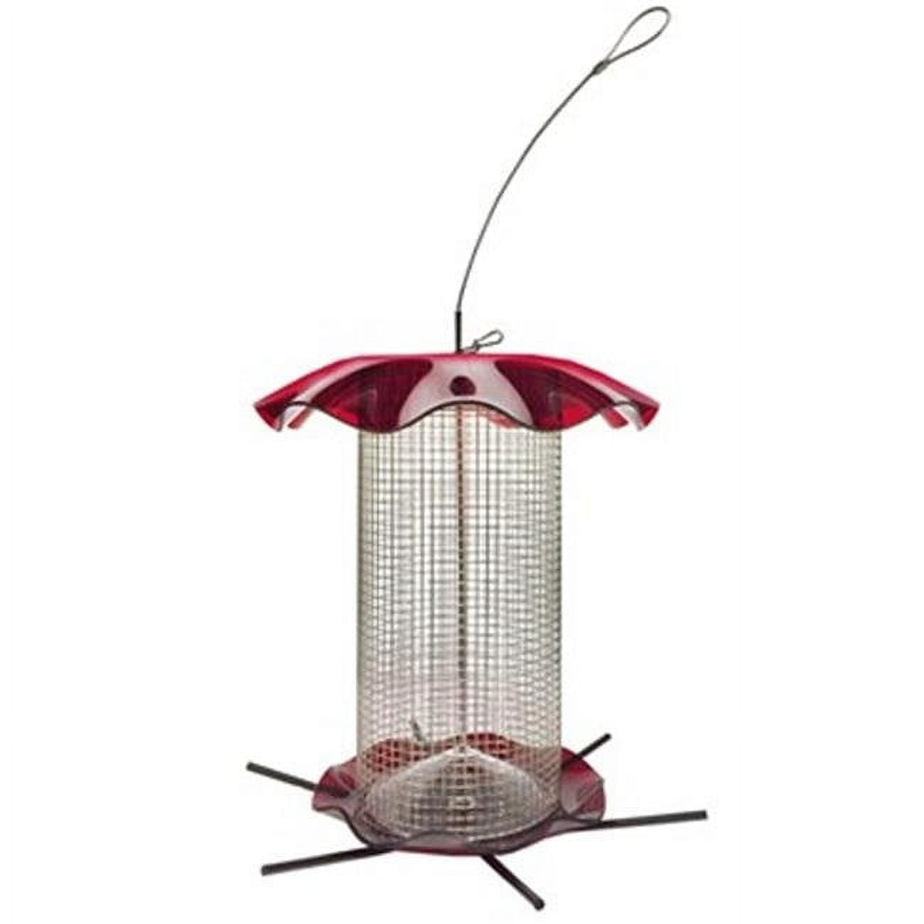 Picture of FOF FOFFF214 11 in. Seed Acrylic Feeder, 3 qt. - Red