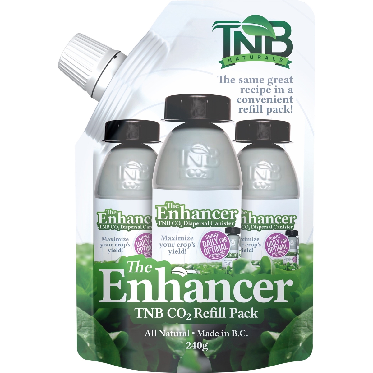 002 240 g Refill Pack Naturals The Enhancer CO2 Generator