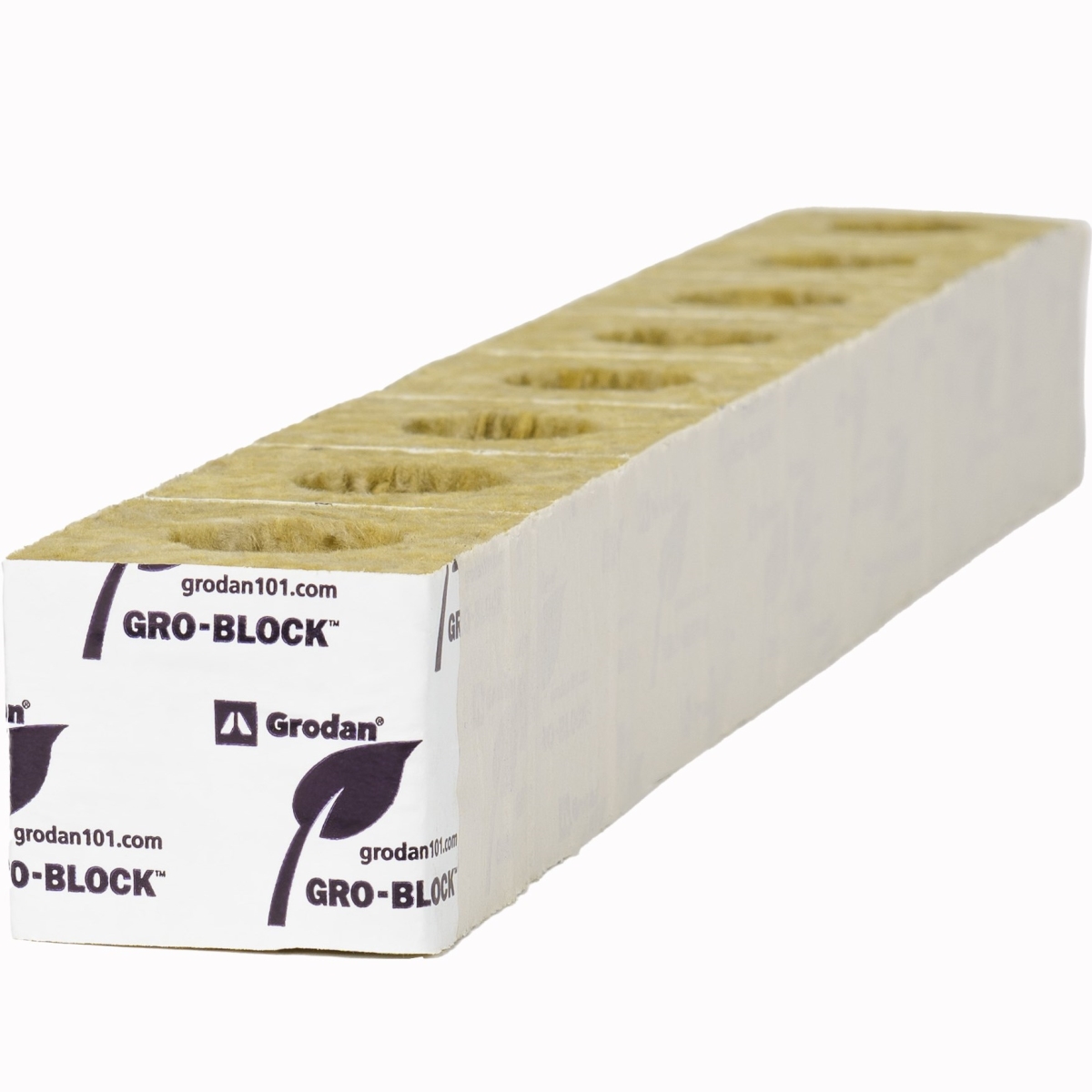 287055 3 x 3 x 2.6 in. GR4 Improved Gro-Block with Hole Strip Box - Small