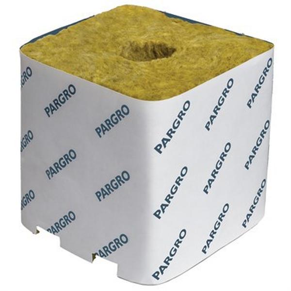 GRD328446 4 x 4 x 4 in. PAR10 Pargo Rockwool Blocks with Hole Strip Box - Large