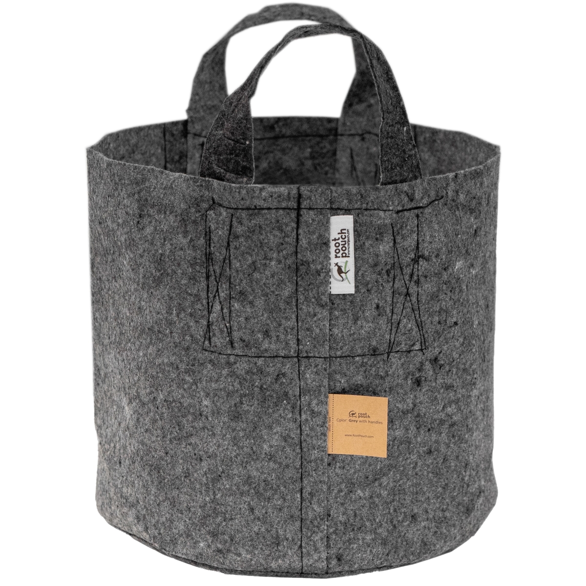 G20035H 35 gal Pouch Natural Fiber Blend Container with Handles, Grey