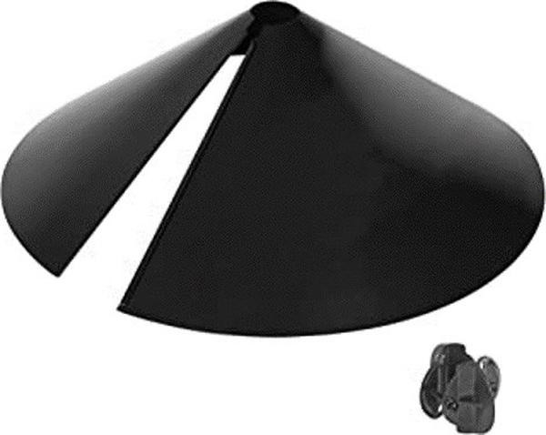 Picture of Natures Way NWBSPBAF1 18 in. Squirrel Shield Metal Wrap Around Baffle&#44; Black