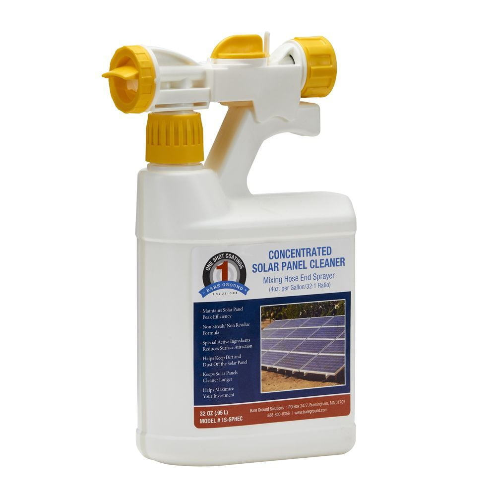Picture of 1 Shot 1S-SPHEC 32 oz Concentrated Solar Panel Cleaner with Mixing Hose End Sprayer