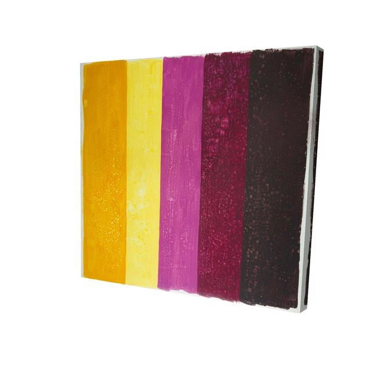 8 x 8 in. Live Stripes-Print on Canvas