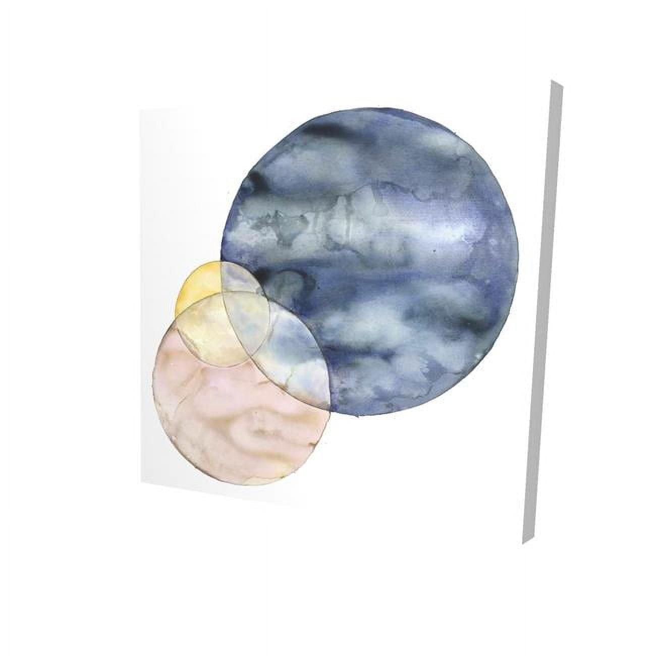 8 x 8 in. Circles-Print on Canvas