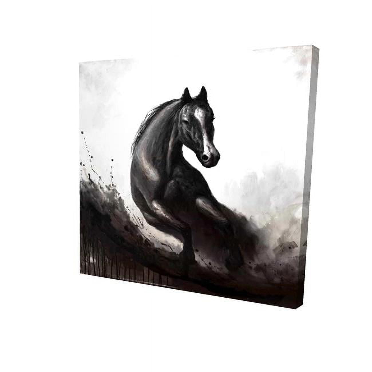 8 x 8 in. Horse In Motion-Print on Canvas