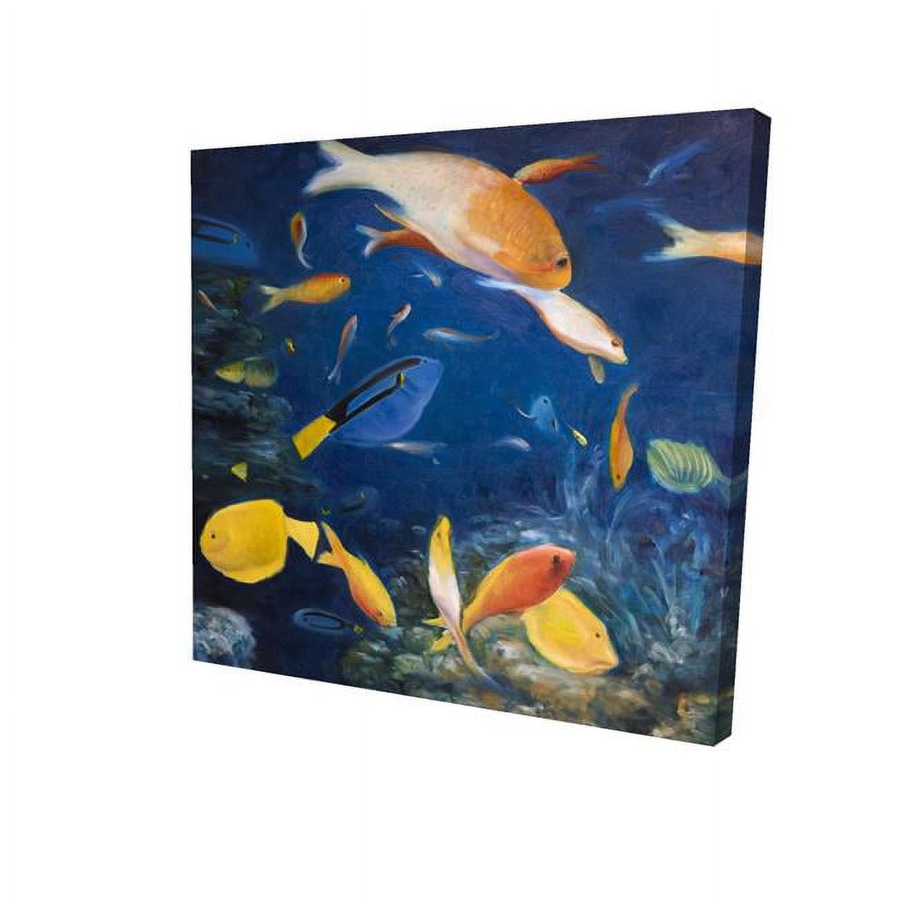 8 x 8 in. Colorful Fish Under The Sea-Print on Canvas