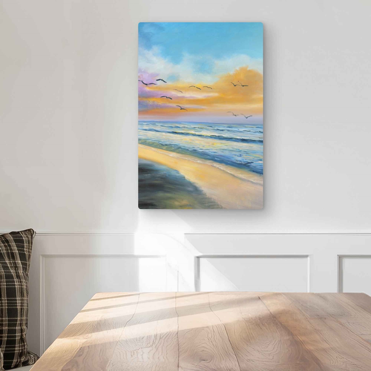 C1MP12181LWL4B 12 x 18 in. Breathtaking Tropical Sunset Wall Art - Travel & Maps Metal Print