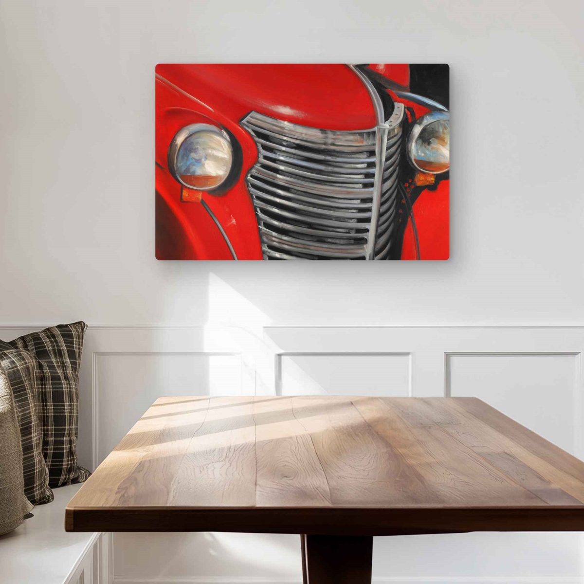 C1MP20303H8X2E 20 x 30 in. 50 Car Grid Closeup - Vintage Metal-Print Wall Art for Home Decor