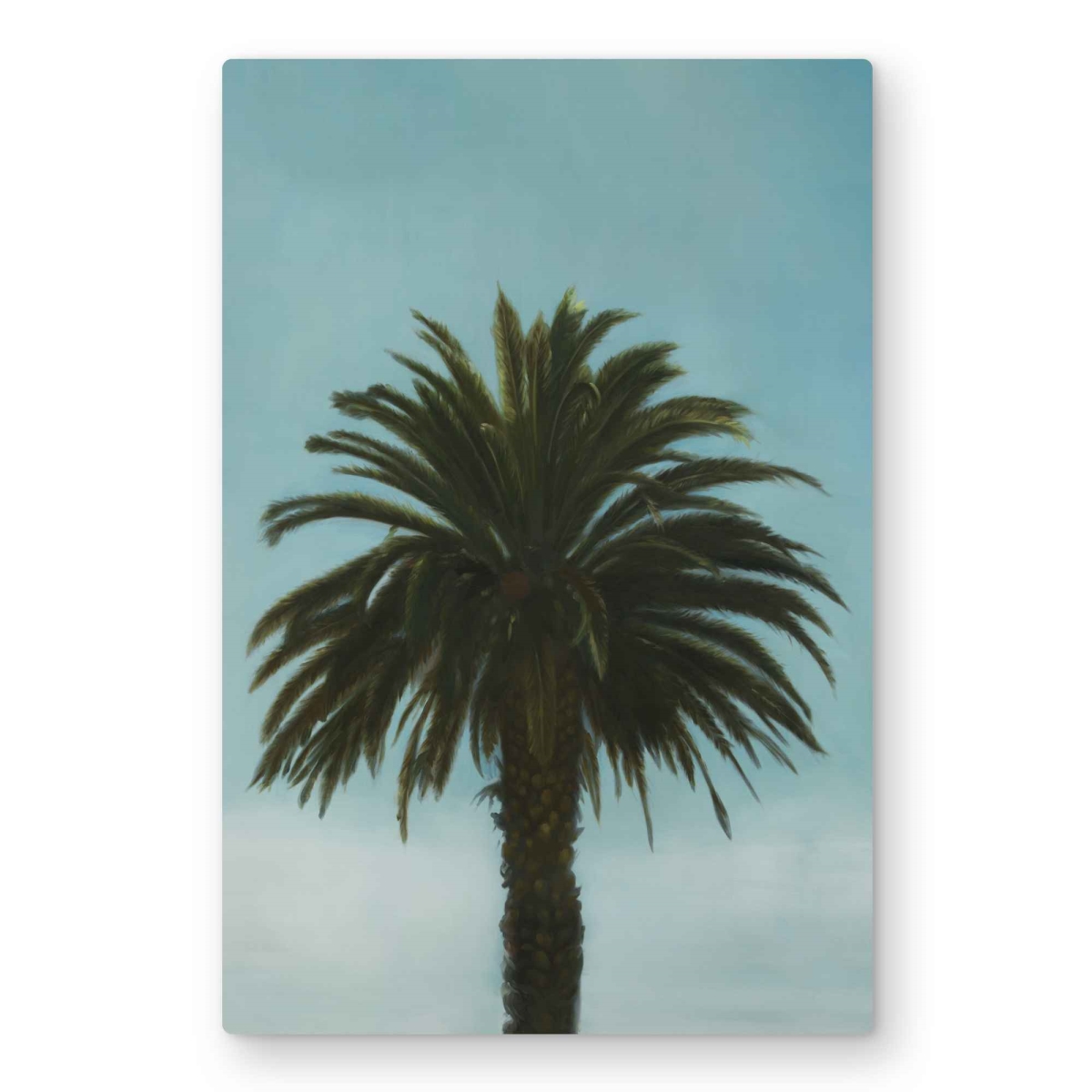 C1MP2030C8WMWO 20 x 30 in. Tropical Palm - Green Trees Metal Print Wall Art for Home Decor