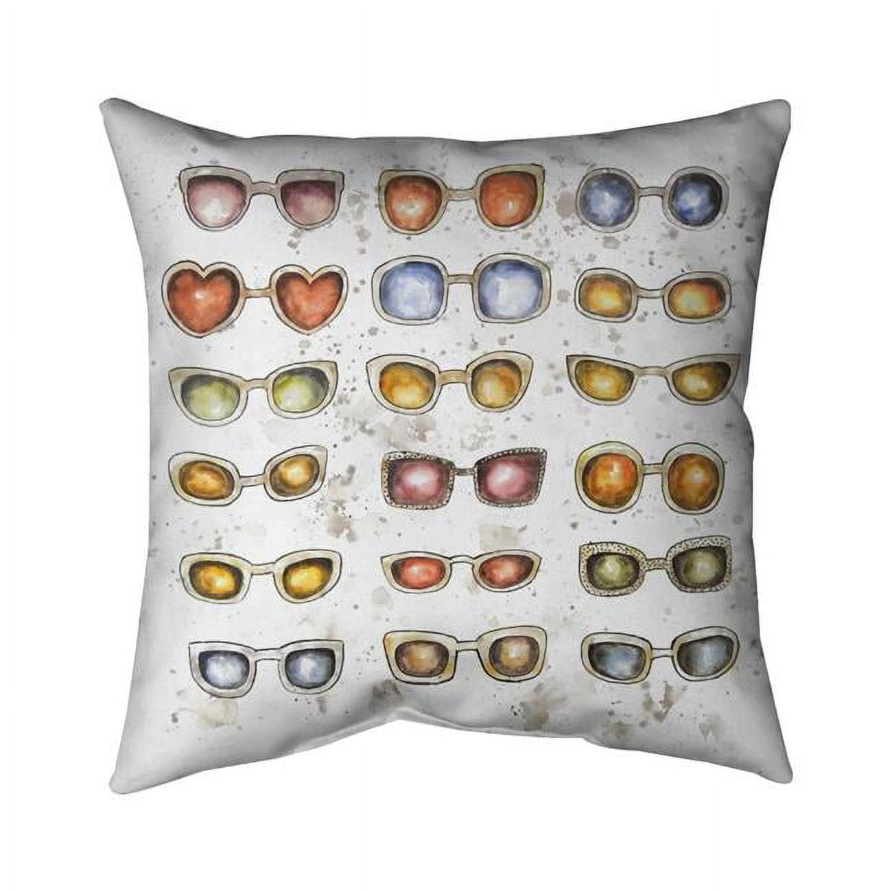 20 x 20 in. Womens Sunglasses-Double Sided Print Indoor Pillow