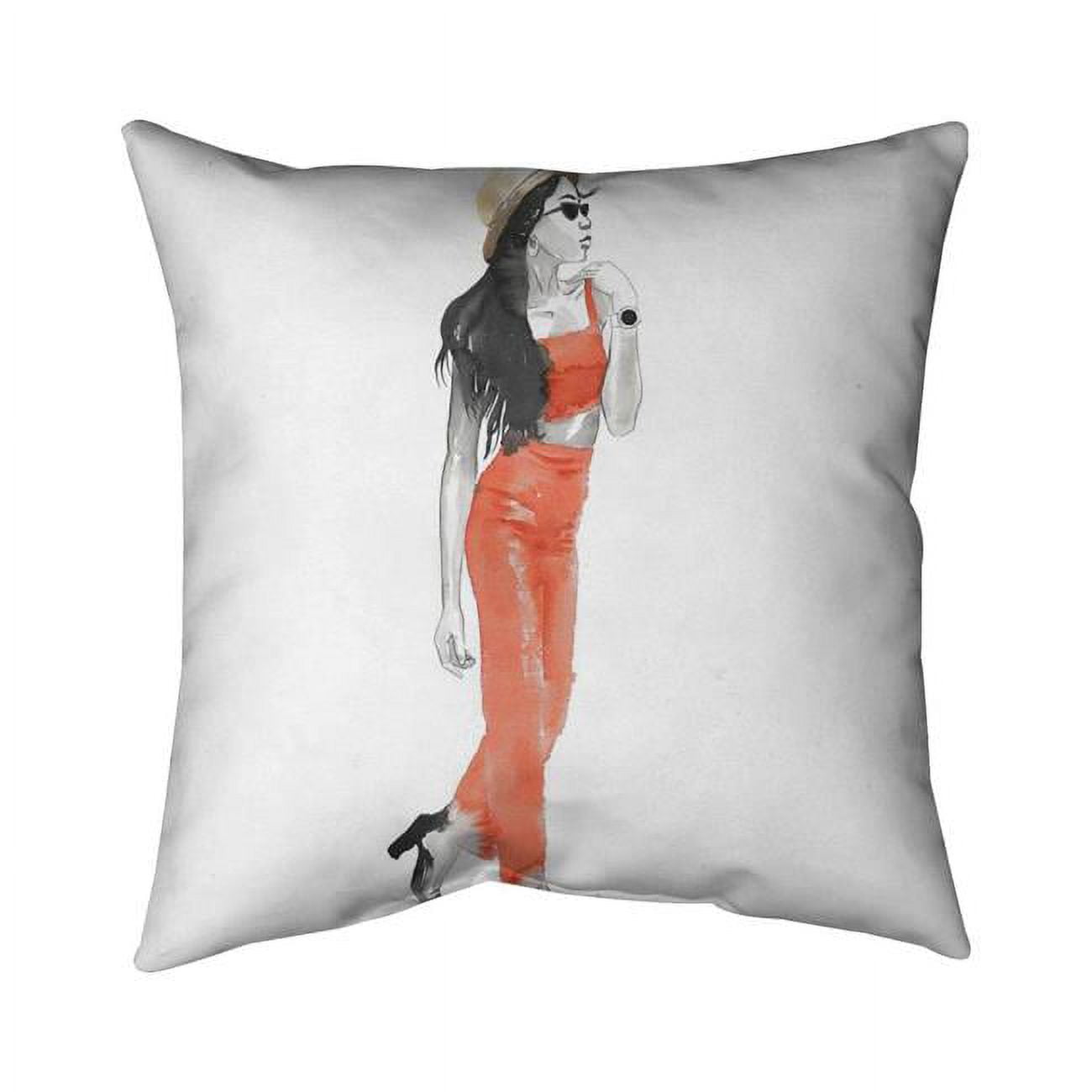 20 x 20 in. Strike The Pose-Double Sided Print Indoor Pillow