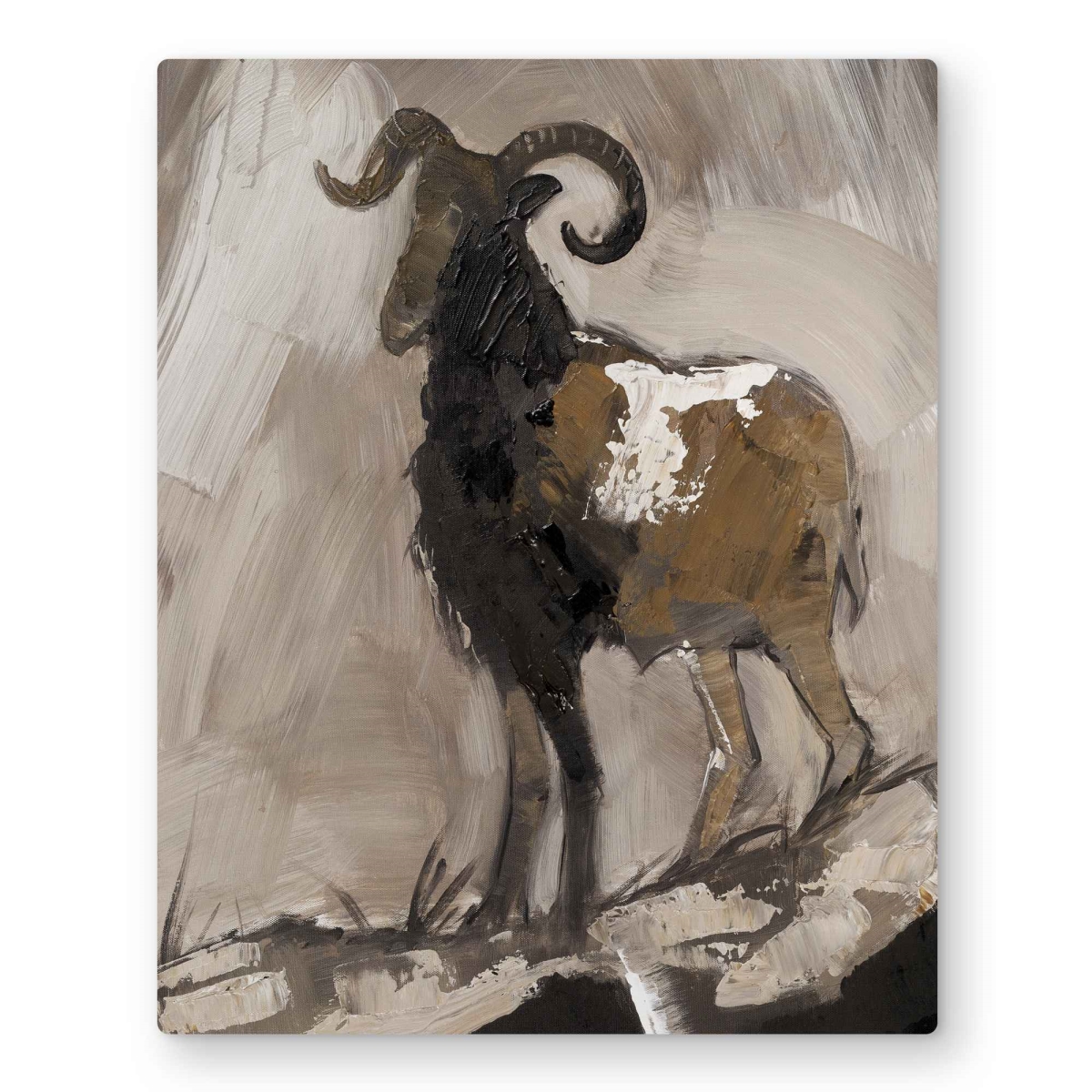 C1MP1620E0CWTN 16 x 20 in. Abstract Proud Aeries Wall Art - Wildlife Animals Metal Print Decor