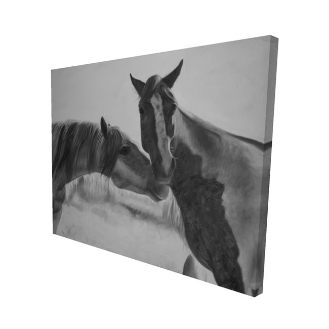 8 x 10 in. Horses Lover-Print on Canvas