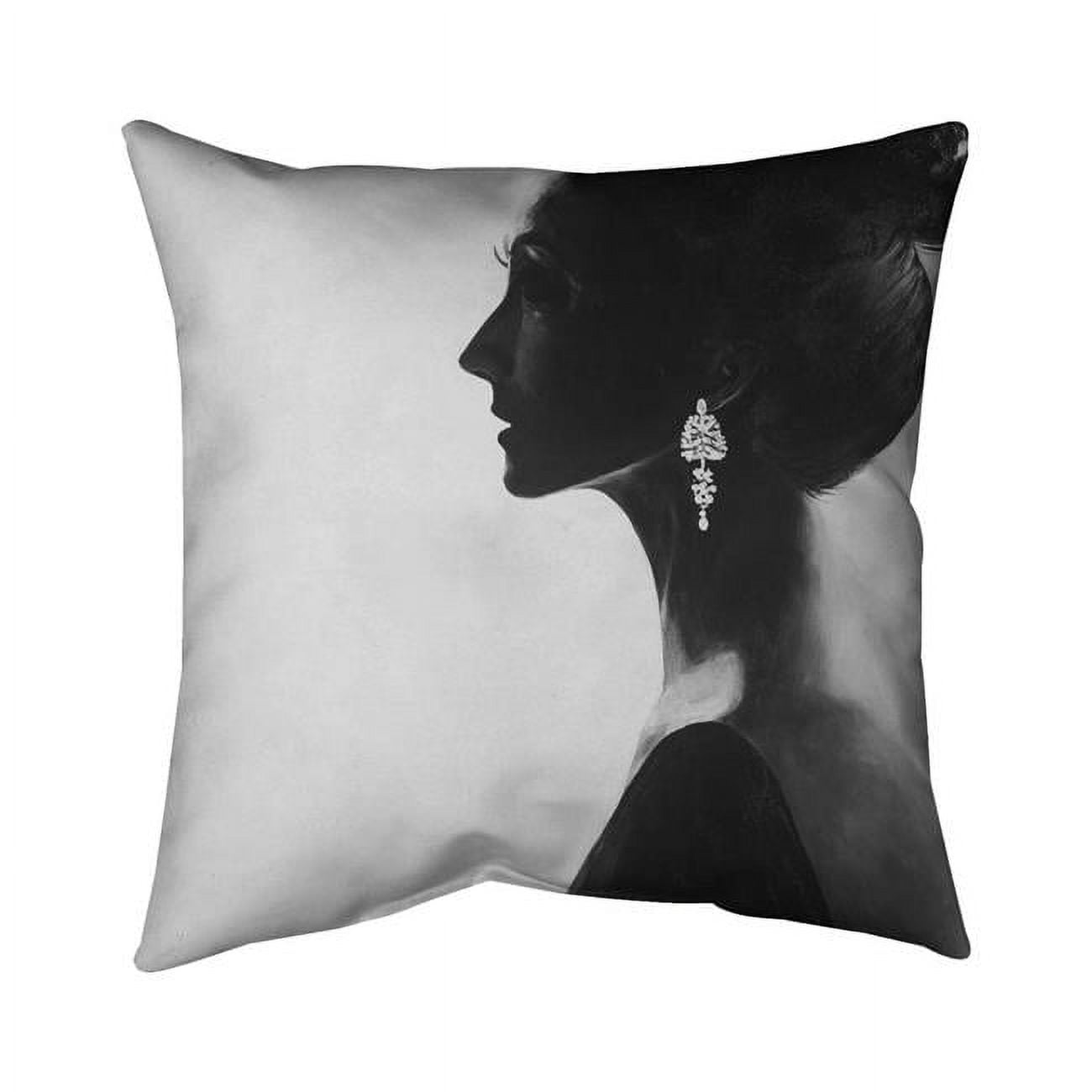 20 x 20 in. Chic Woman-Double Sided Print Indoor Pillow