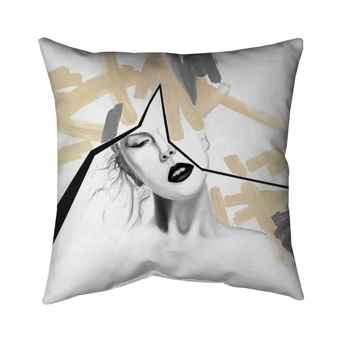 20 x 20 in. Divided Woman-Double Sided Print Indoor Pillow
