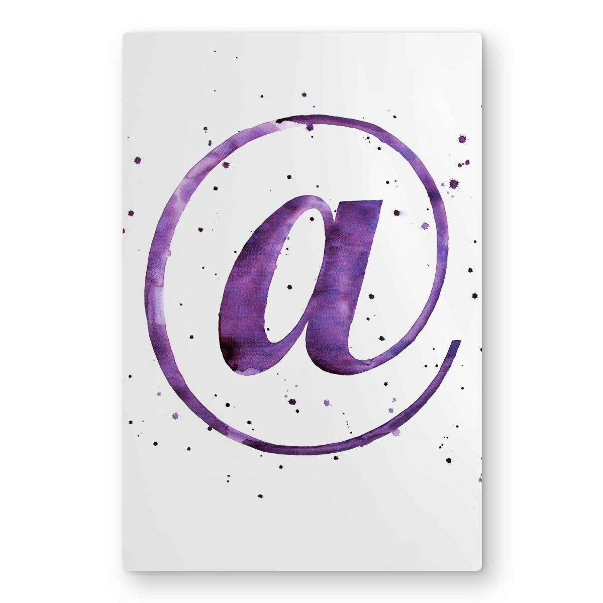 C1MP20308TE262 20 x 30 in. At - Office Purple Metal Print Wall Art for Home Decor - Stylish Art