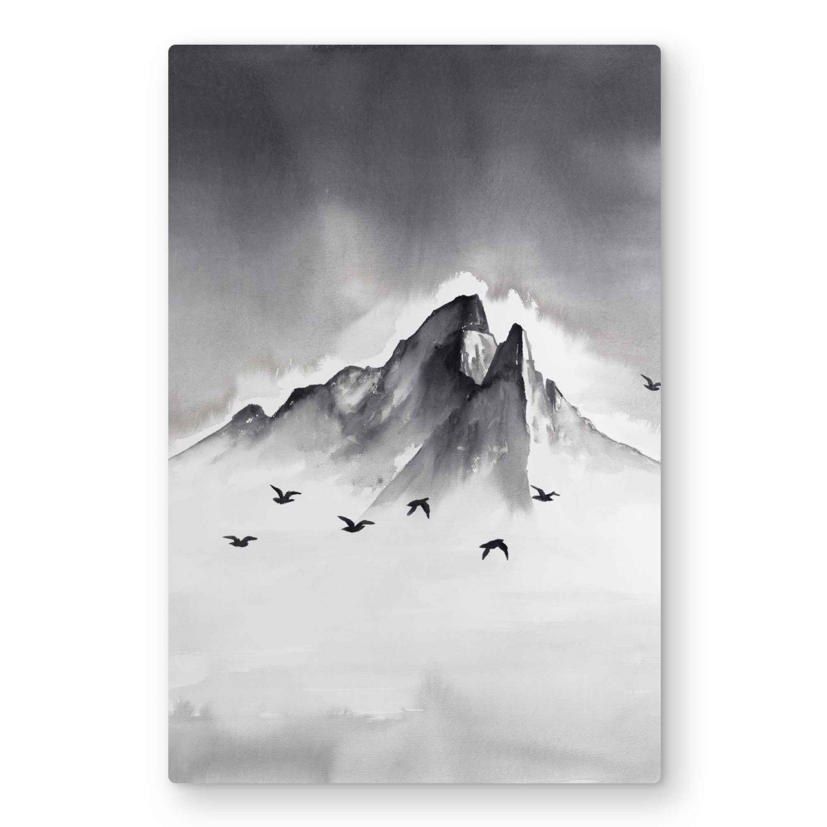 C1MP2030AGFATR 20 x 30 in. Mountain Peak - Landscapes Snow Metal Print Wall Art for Home Decor