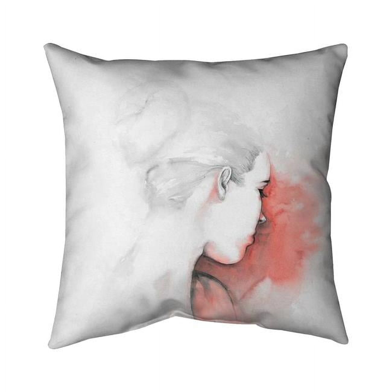 20 x 20 in. Pastel Woman-Double Sided Print Indoor Pillow