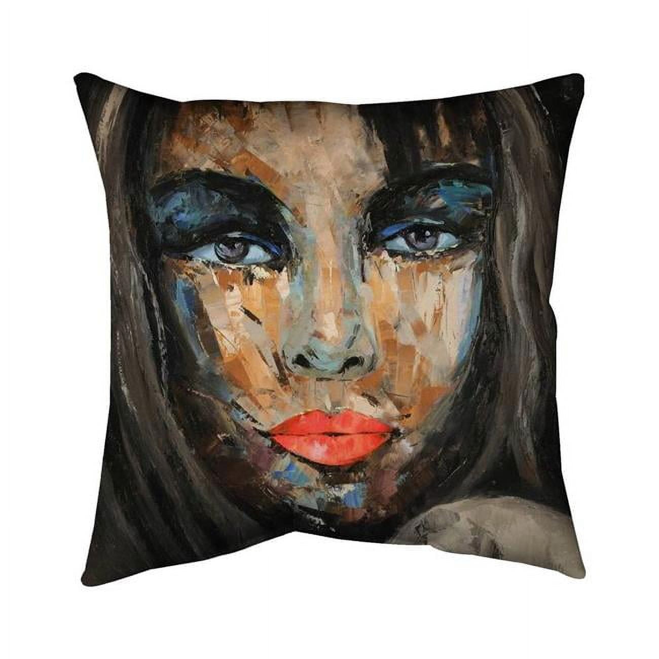 20 x 20 in. Colorful Portrait-Double Sided Print Indoor Pillow