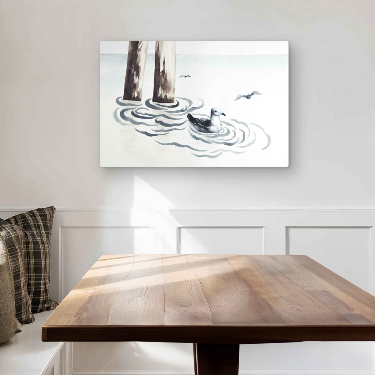 C1MP20305UWVT7 20 x 30 in. Seagull Metal Print Wall Art - Animals Bathroom Decor for Home