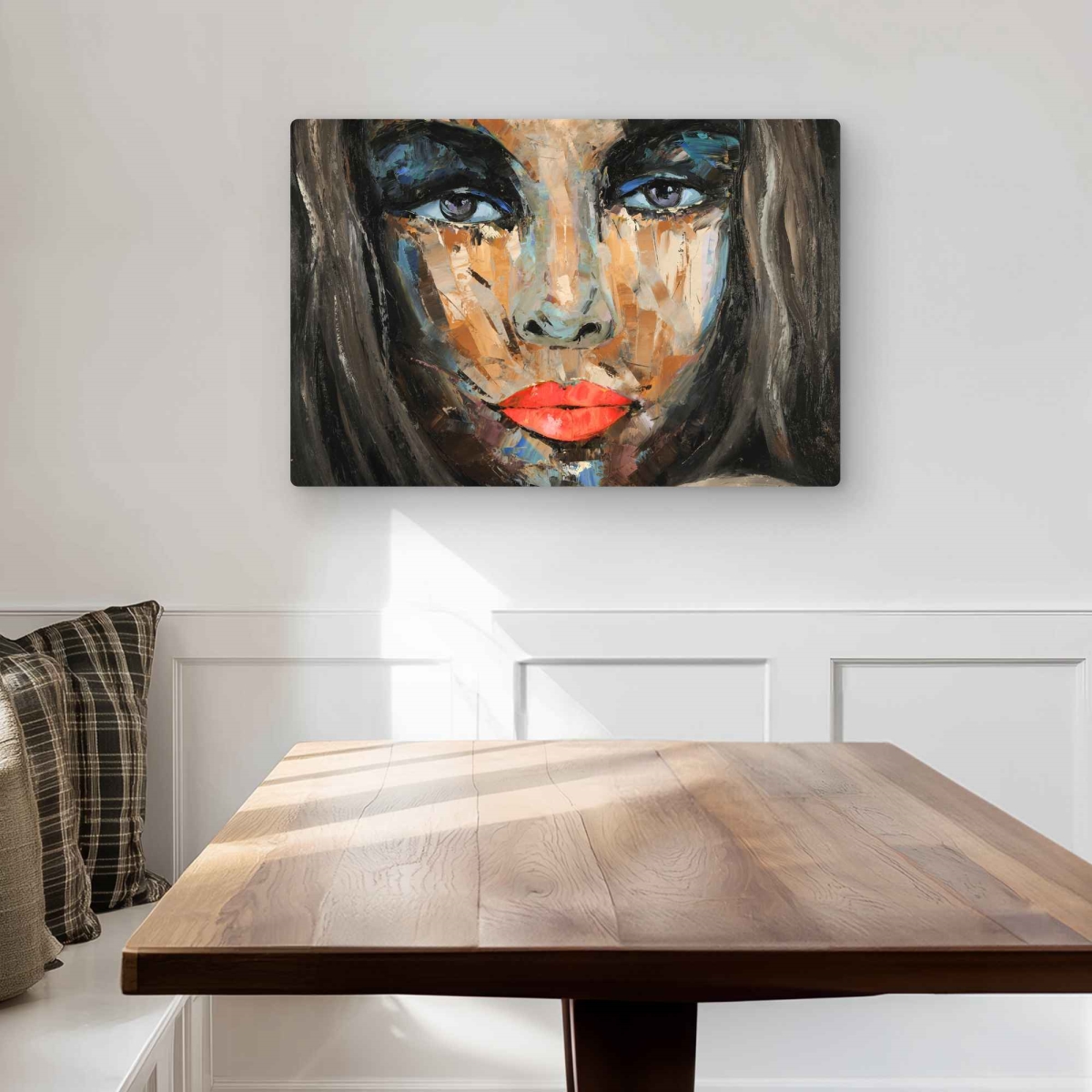 C1MP203076XUBA 20 x 30 in. Colorful Portrait - Contemporary Metal Print Wall Art for Bedroom