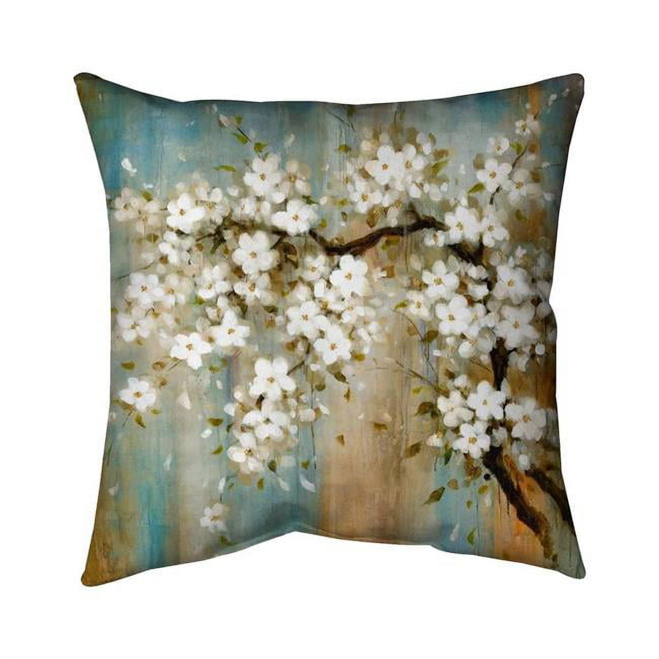 20 x 20 in. Relaxing Cherry Blossoms-Double Sided Print Indoor Pillow