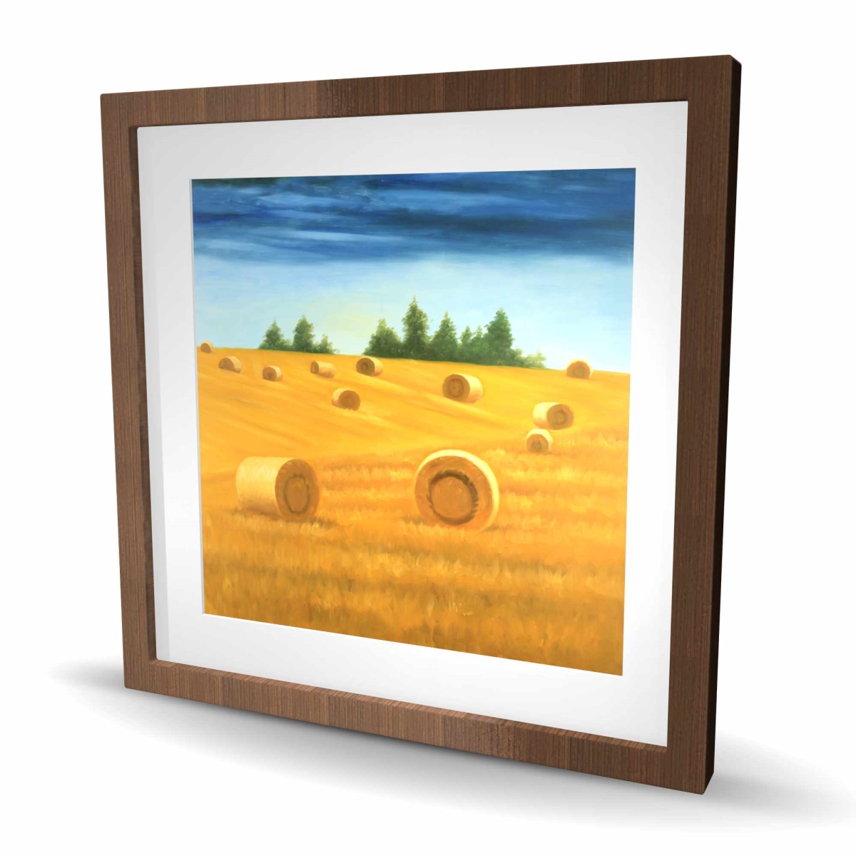 C1FM2424VTN5XF 24 x 24 in. Landscape of the Countryside - Livingroom Trees Framed Print Wall Art