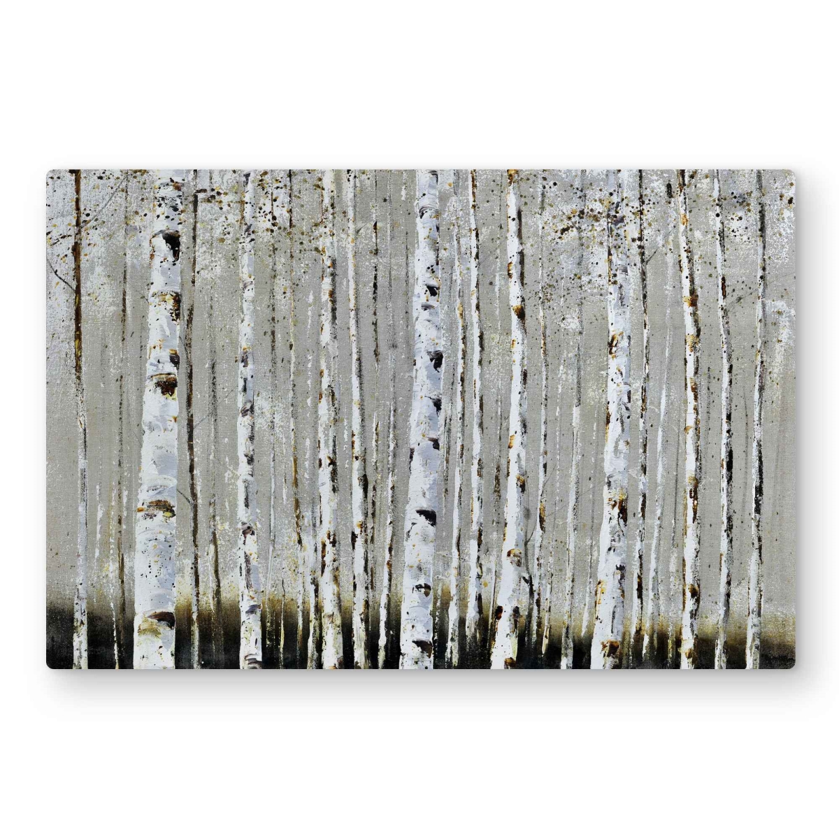 C1MP20301R5Z55 20 x 30 in. Winter Forest Landscape - Trees Metal Print Wall Art for Home Decor