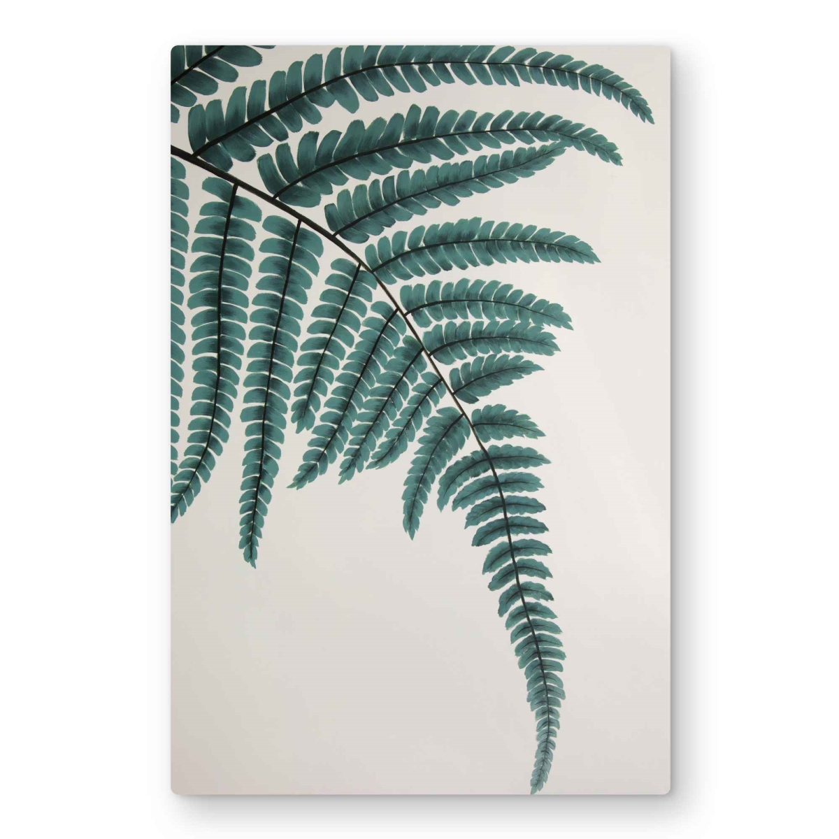 C1MP20302DLMBV 20 x 30 in. Fern - Floral Botanical Leaves Metal Print Wall Art for Home Decor