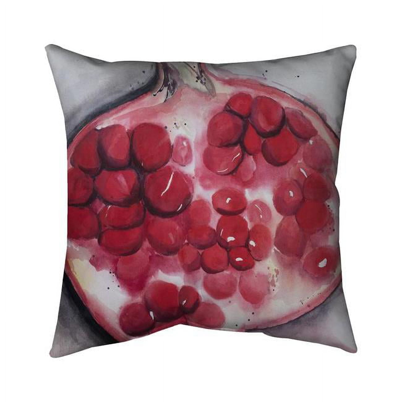 20 x 20 in. Open Pomegranate-Double Sided Print Indoor Pillow
