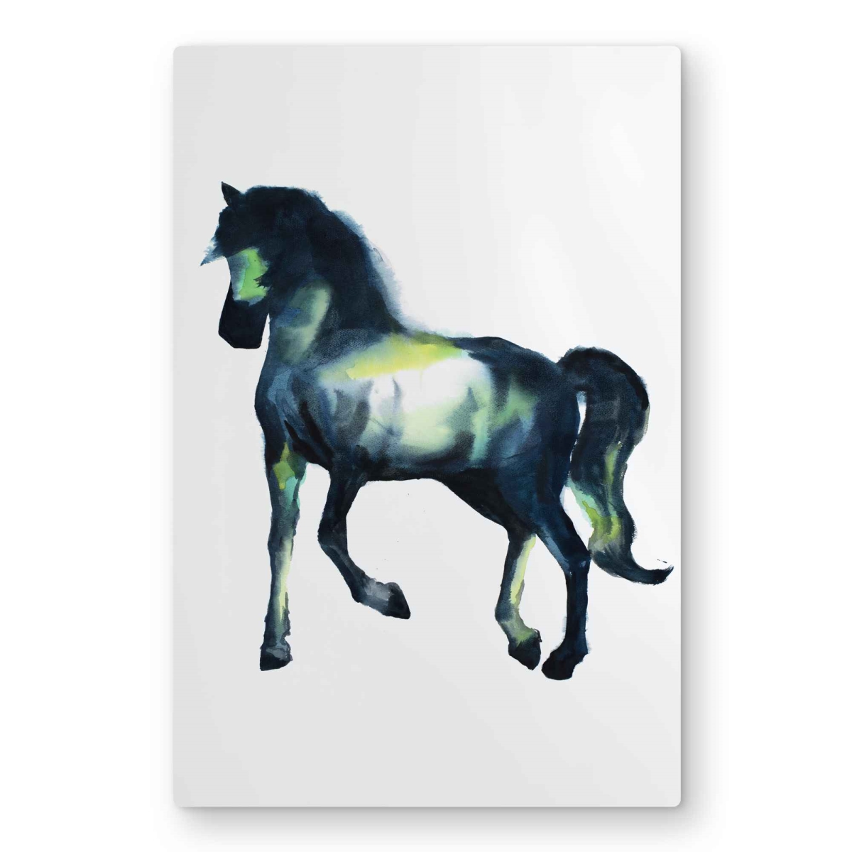 C1MP2030MP78TC 20 x 30 in. Elegant Horse Wall Art - Animals Illustrative Metal Print