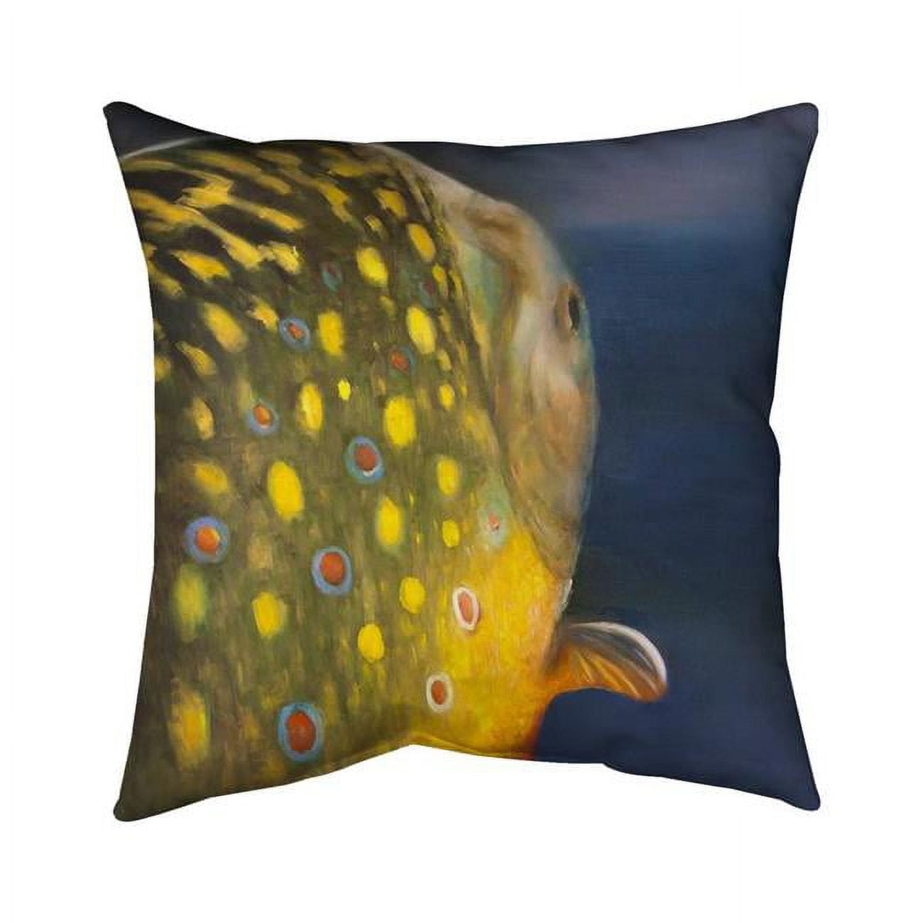 26 x 26 in. Golden Trout Fish-Double Sided Print Indoor Pillow
