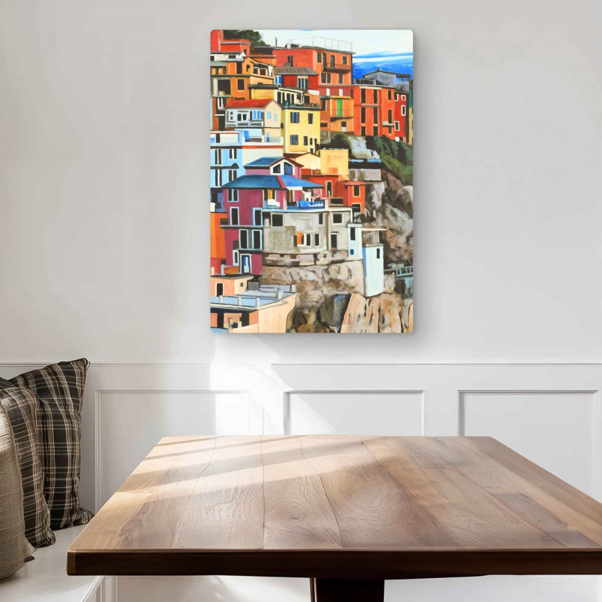 C1MP2030OISRUH 20 x 30 in. Manarola Italy Metal Print Wall Art - Stunning Living Room Decor
