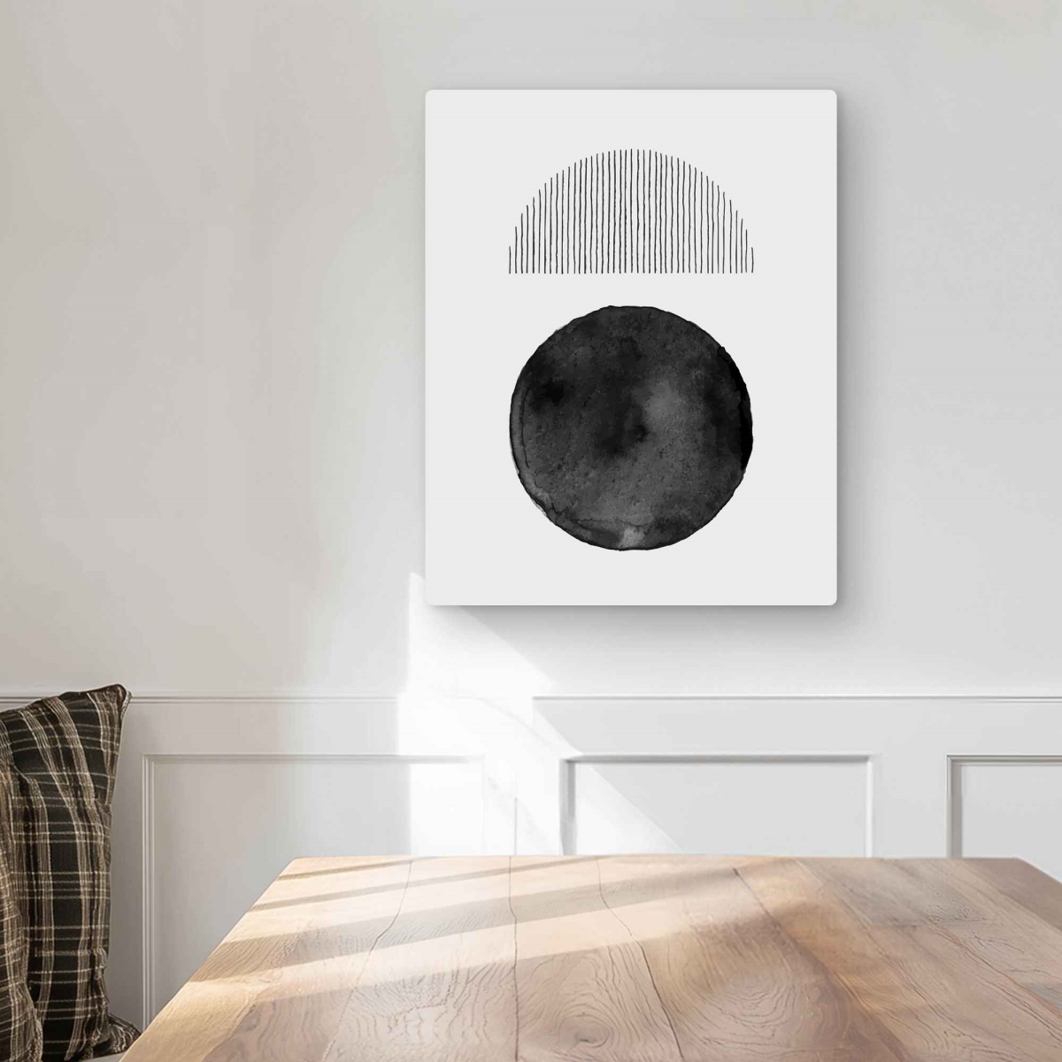 C1MP16205ES8LI 16 x 20 in. Decomposed - Illustrative Shapes Metal Print Wall Art for Home Decor