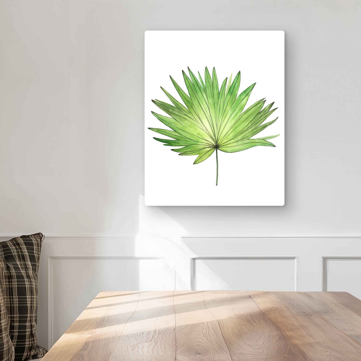 C1MP1620IPJYVI 16 x 20 in. Petticoat Palm - Office Botanical Metal Print Wall Art for Home Decor