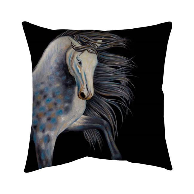 26 x 26 in. Abstract Horse-Double Sided Print Indoor Pillow