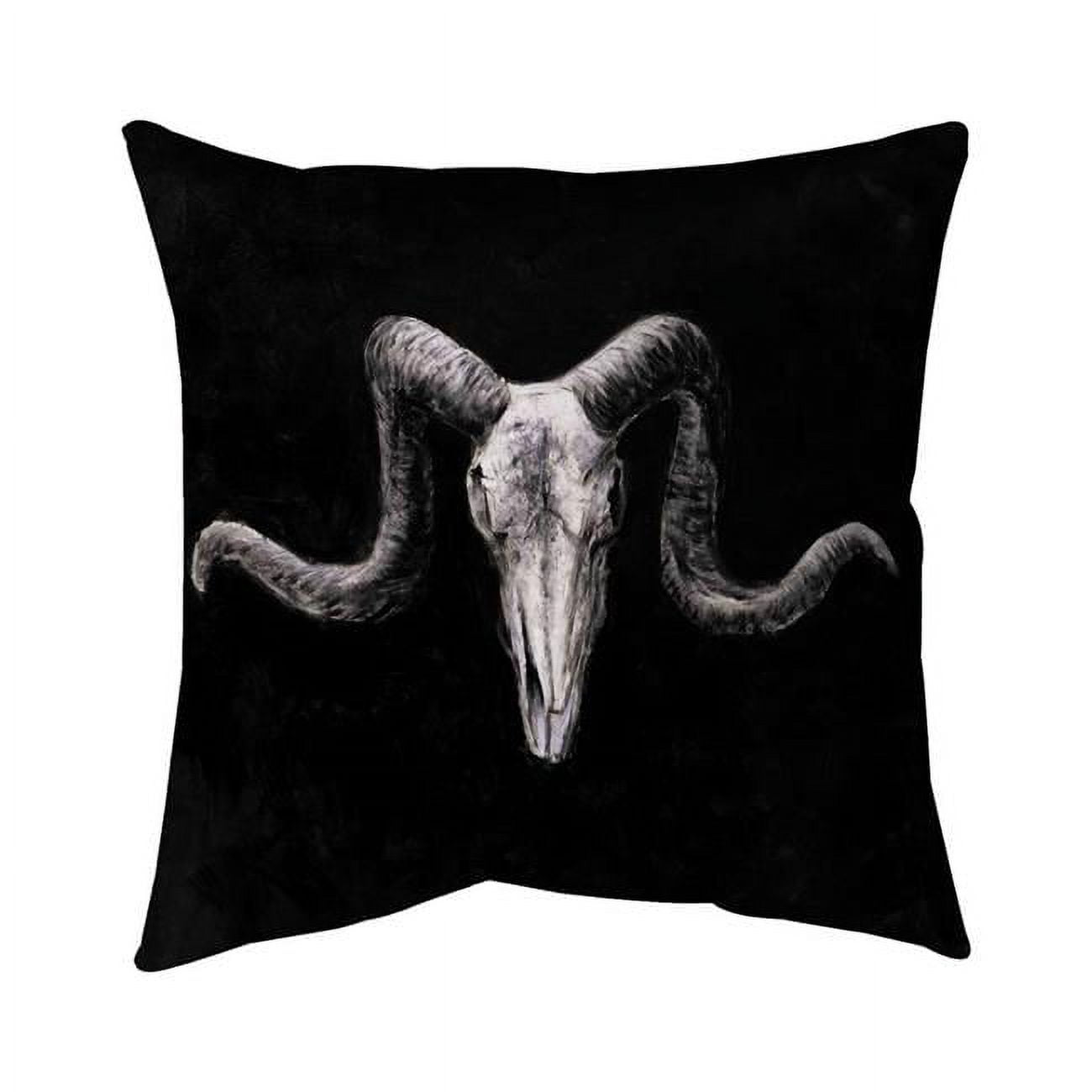26 x 26 in. Skeleton Skulls Grunge Style-Double Sided Print Indoor Pillow