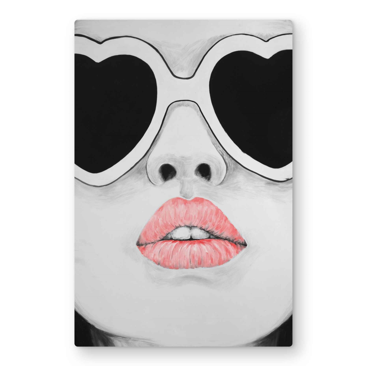 C1MP2030IMY185 20 x 30 in. Miss Trend Bedroom Beauty Metal Print Wall Art - Home Decor Accent