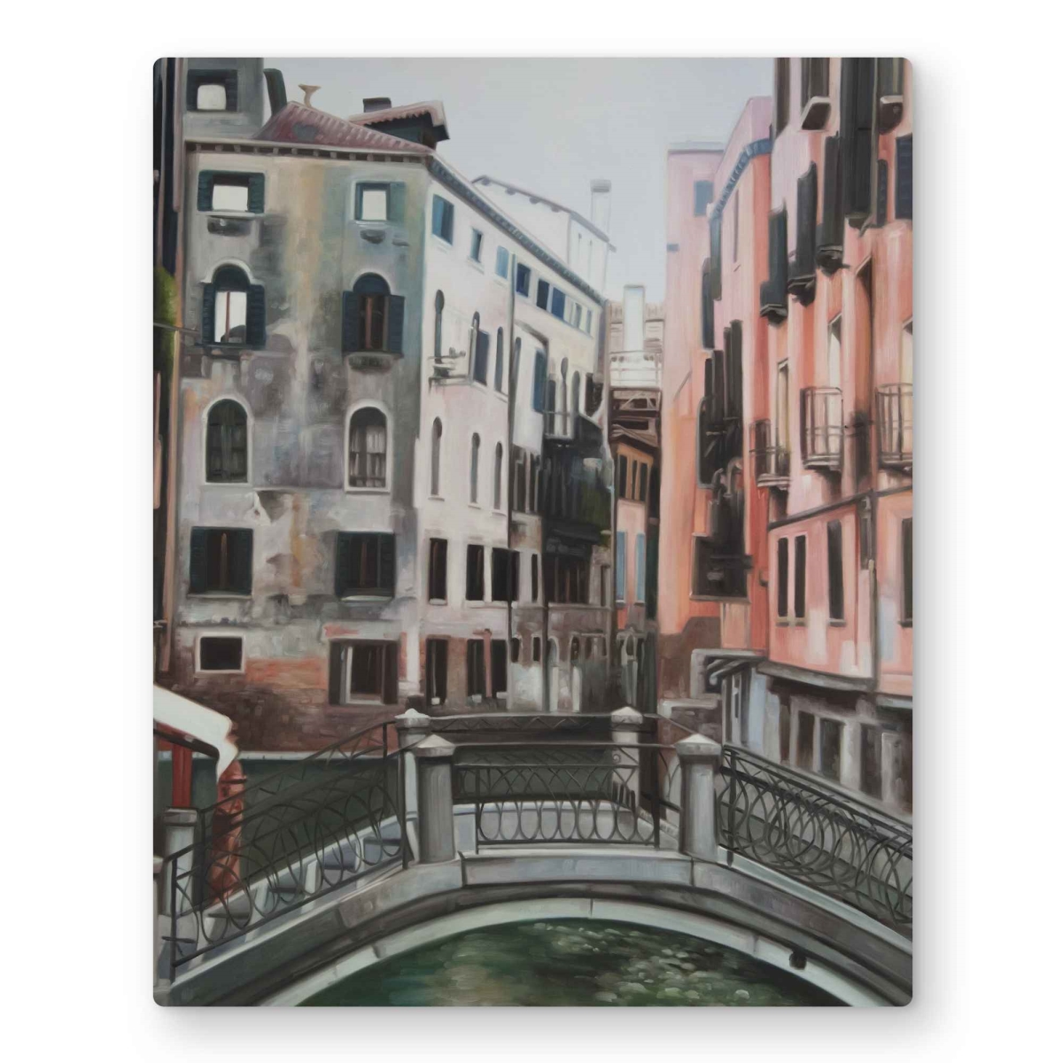 C1MP16201428O1 16 x 20 in. Venice Bohemian Places Metal Print Wall Art - Home Decor Art