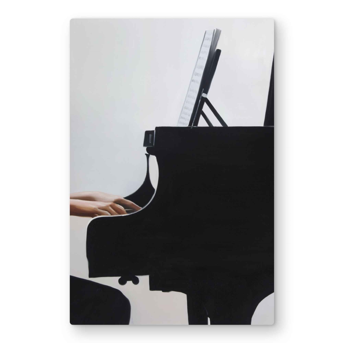 C1MP2030YI5KA7 20 x 30 in. Melody - Romantic Instrument Metal Print Wall Art for Home Decor