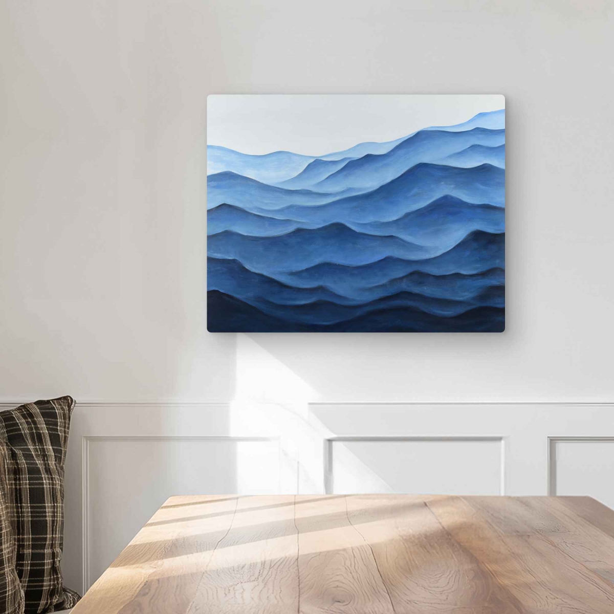 C1MP1620AO2I1P 16 x 20 in. Blue Ocean - Sea Livingroom Metal Print Wall Art for Home Decor