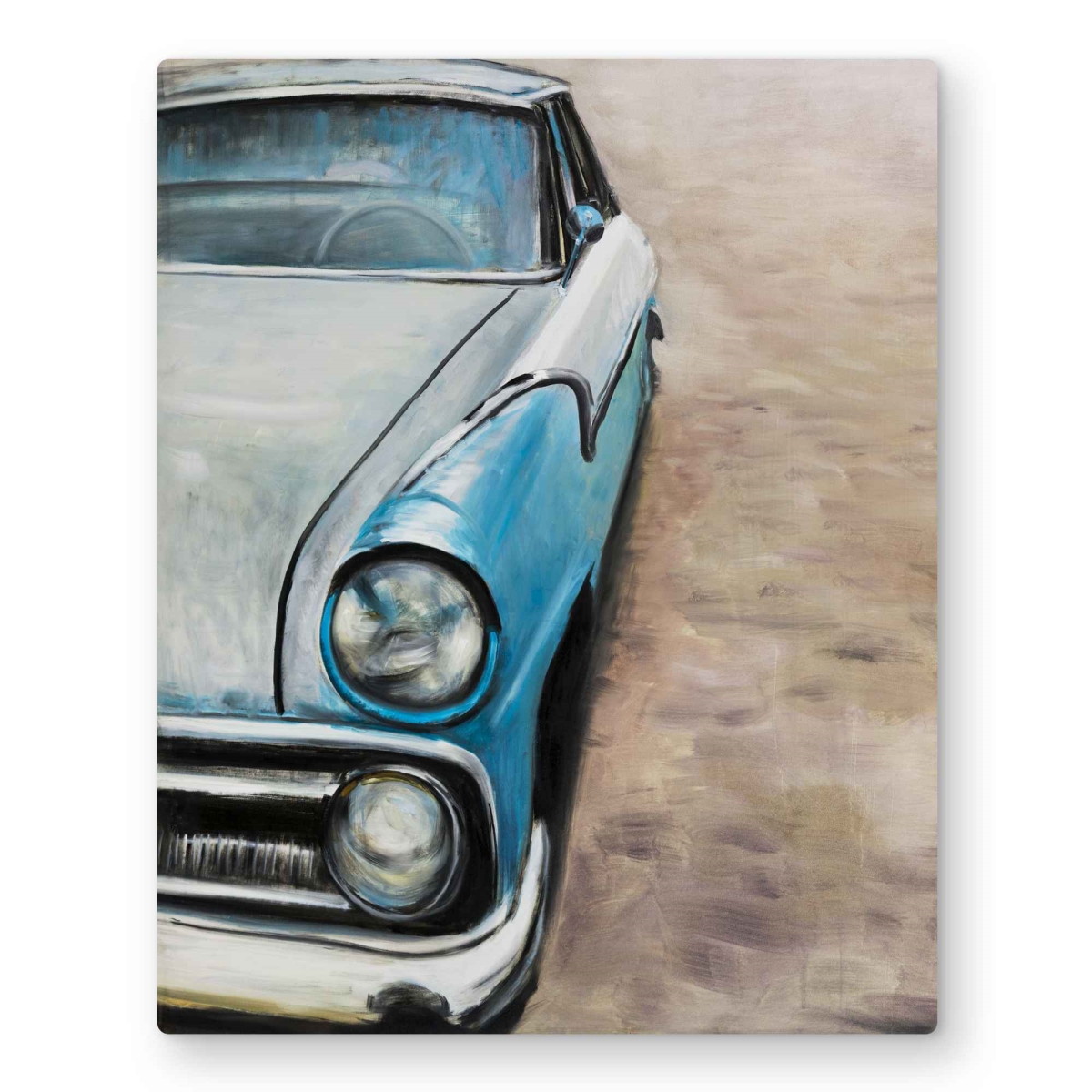 C1MP1620F6VAK1 16 x 20 in. Old Classic Car Metal Print Wall Art - Vintage Transportation Decor