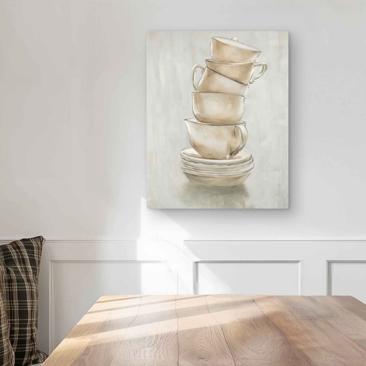 C1MP1620VJFNPP 16 x 20 in. Coffee Mugs - Kitchen Metal Print Wall Art - Unique Style