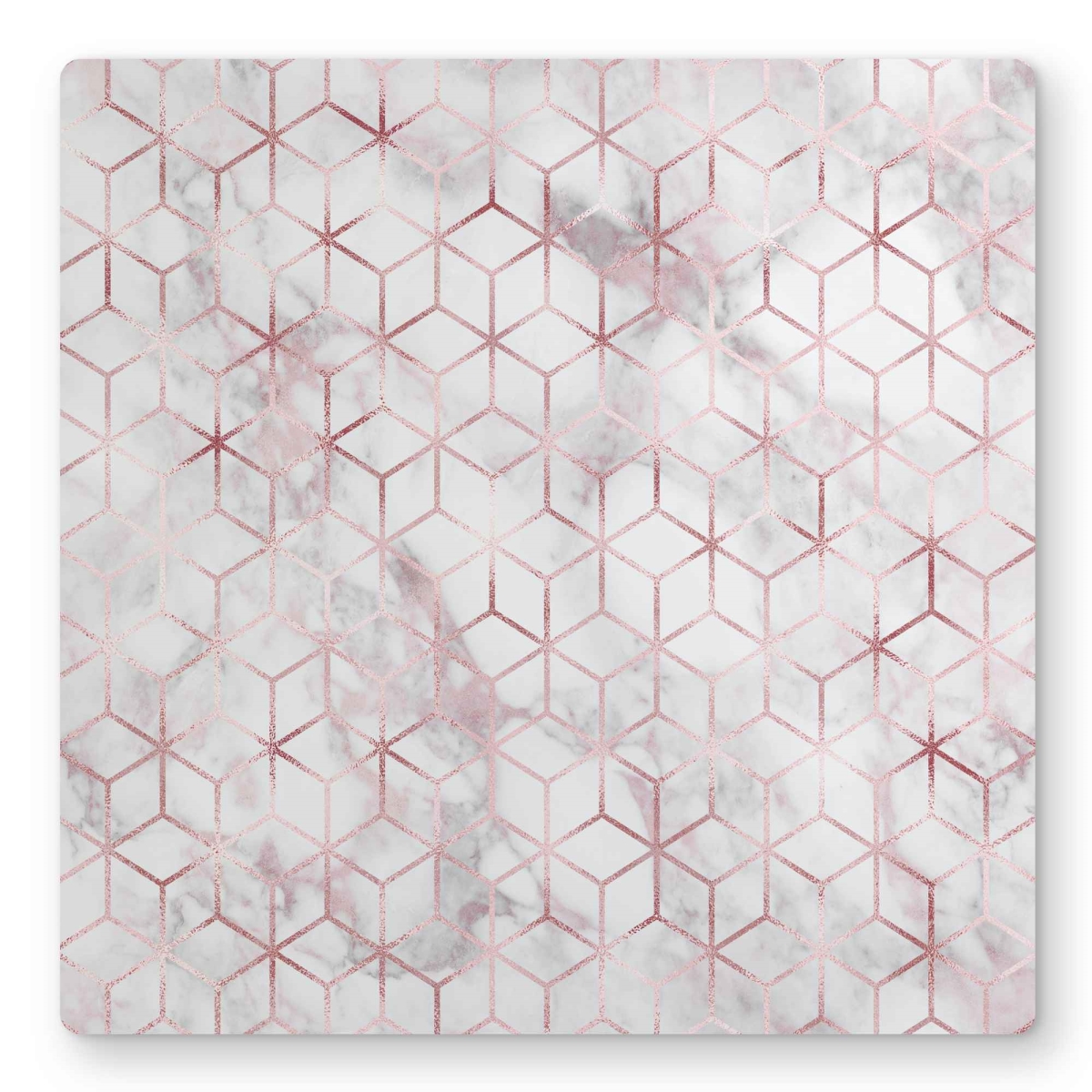 C1MP1616NT42UD 16 x 16 in. Symmetry - Pattern Patterns Metal Print Wall Art for Home Decor