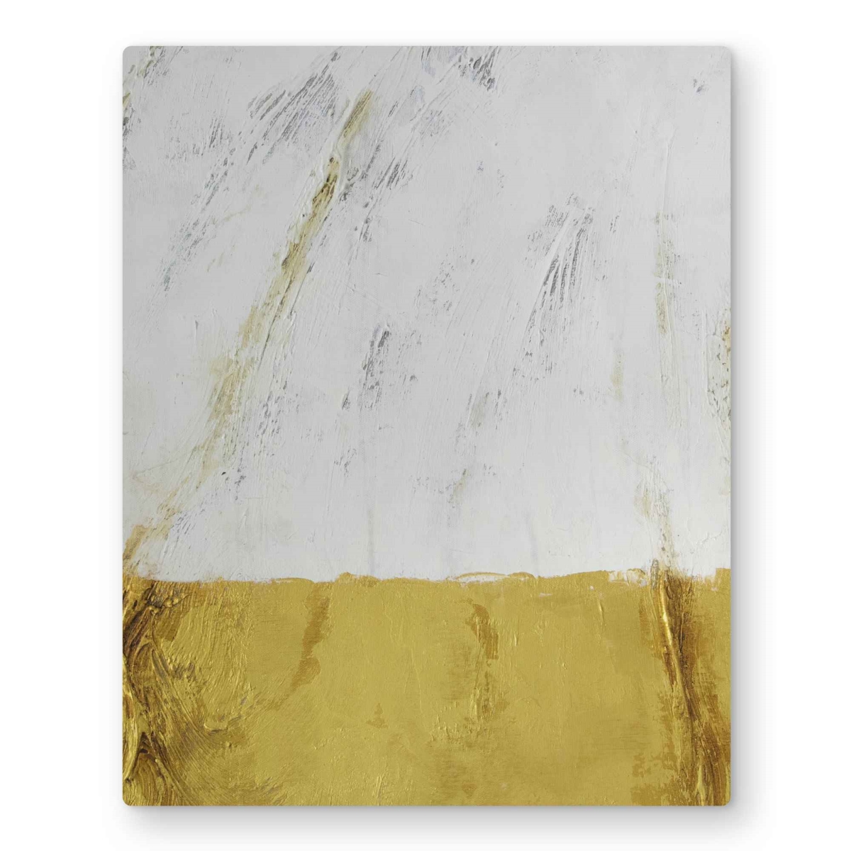 C1MP16200LJ4SD 16 x 20 in. Golden Shine - Modern Metal Print Wall Art for Stylish Home Decor