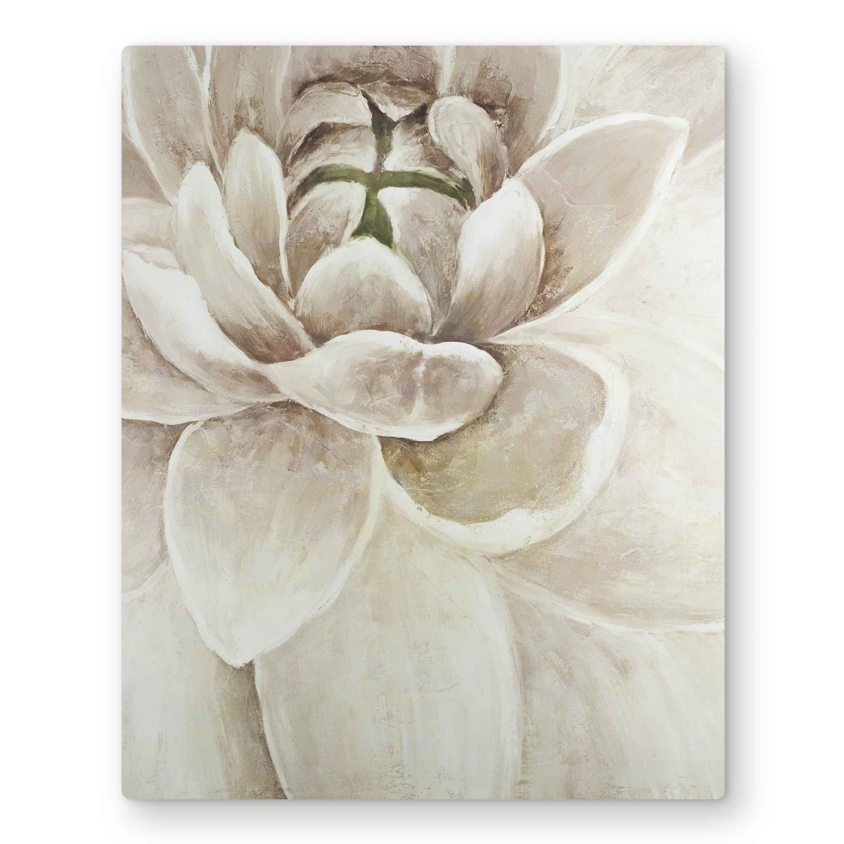 C1MP1620GQ6L8Y 16 x 20 in. Delicate Chrysanthemum - Floral Metal Print Wall Art for Living Room
