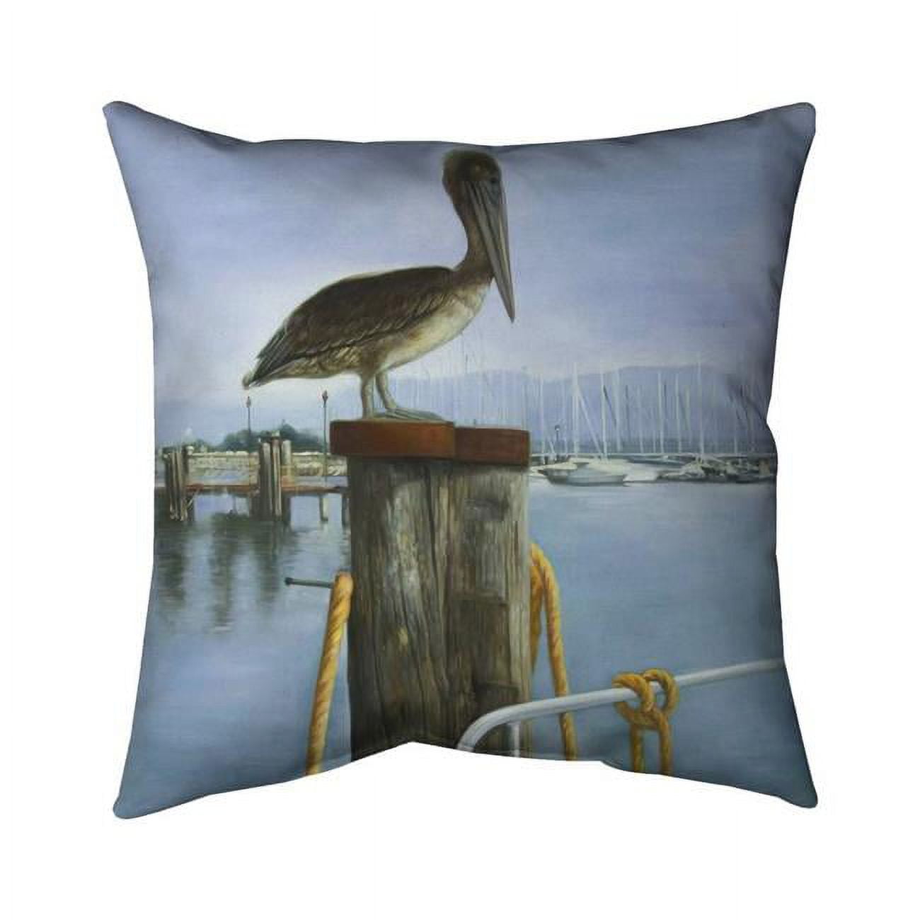 26 x 26 in. Pelican-Double Sided Print Indoor Pillow
